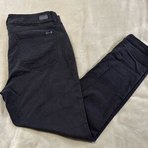 Seven7‎ Black Tummyless Mid Rise Skinny Jeans